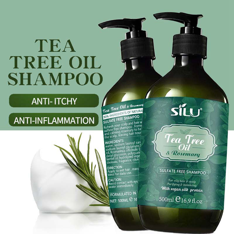 Tea tree oil shampoo for a squeaky clean scalp